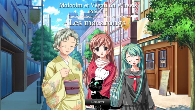 Visual novel publicitaire réalisé par Visual Web Novel